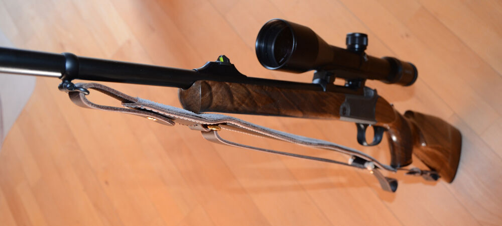 DSC_3210-x Blaser K95 mit LED-Leuchtkorn und Reineke Gewehr-Riemen