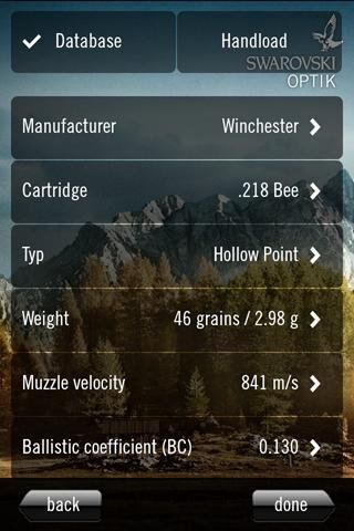 Swarovski-Ballistic-Programm-1 Swarovski Ballistic Programm Screenshot