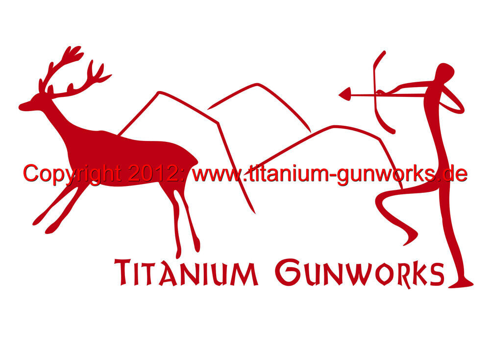 Logo-TiTaGu-mit-wasserzeichen-egun-2 Titanium Gunworks Aufkleber "Steinzeitjäger"