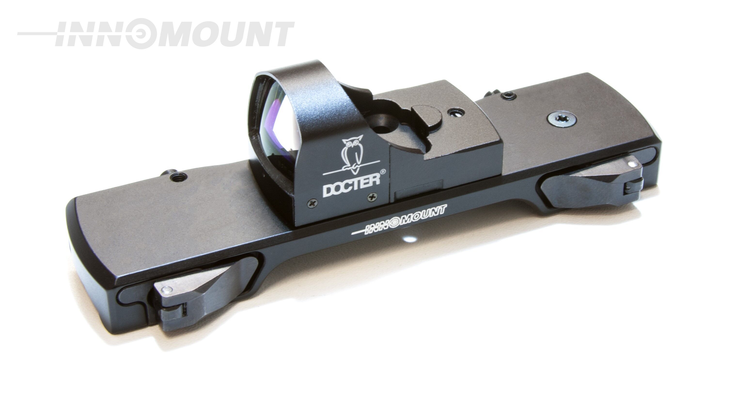 Innomount-SSM-slight-long-Sauer-404-Docter-Sight-vorne-mit-Druckjagdvisierung Innomount SSM (slight long) - Sauer 404 - Docter Sight