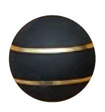 Jakele-Kammergriffkugel-Aluminium-schwarz-harteloxiert-mit-2-goldfarbenen-Faeden Jakele Kammergriffkugel Aluminium, schwarz, harteloxiert, mit 2-goldfarbenen Fäden