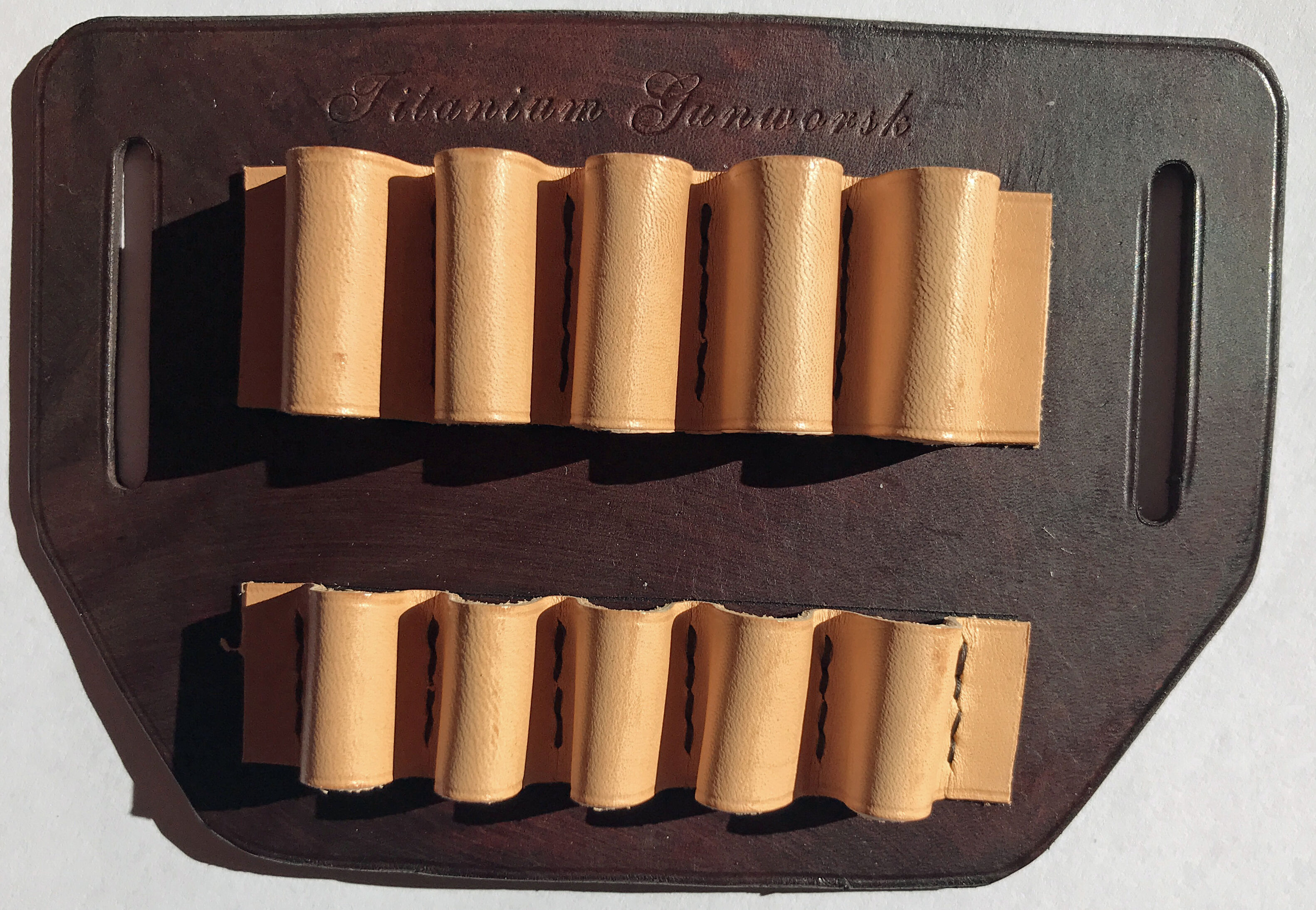 Titanium-Gunworks-5-Shot-Open-Belt-Top-Desert-Sand-2 Titanium Gunworks 5-Shot Open Belt Top - Desert Sand