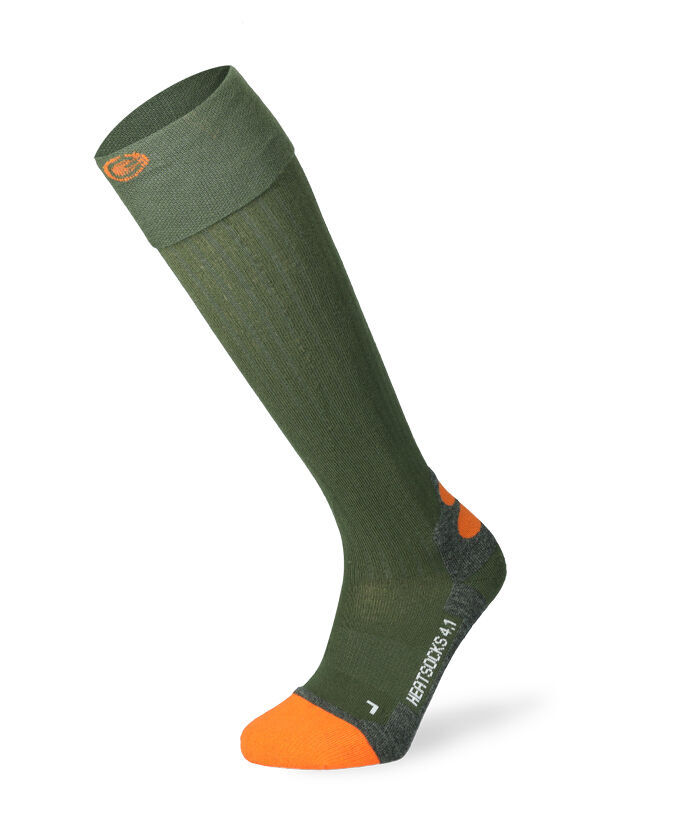 Lenz-Heat-Sock-4-1-Toe-Cap-gruen Lenz Heat Sock 4.1 Toe Cap
