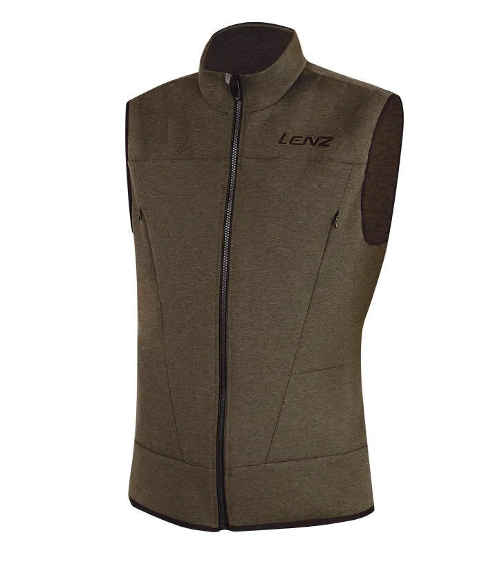 Lenz-Heat-Vest-2-0-men-Grun-Melliert Lenz Heat Vest 2.0 men